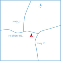 North Hillsboro map
